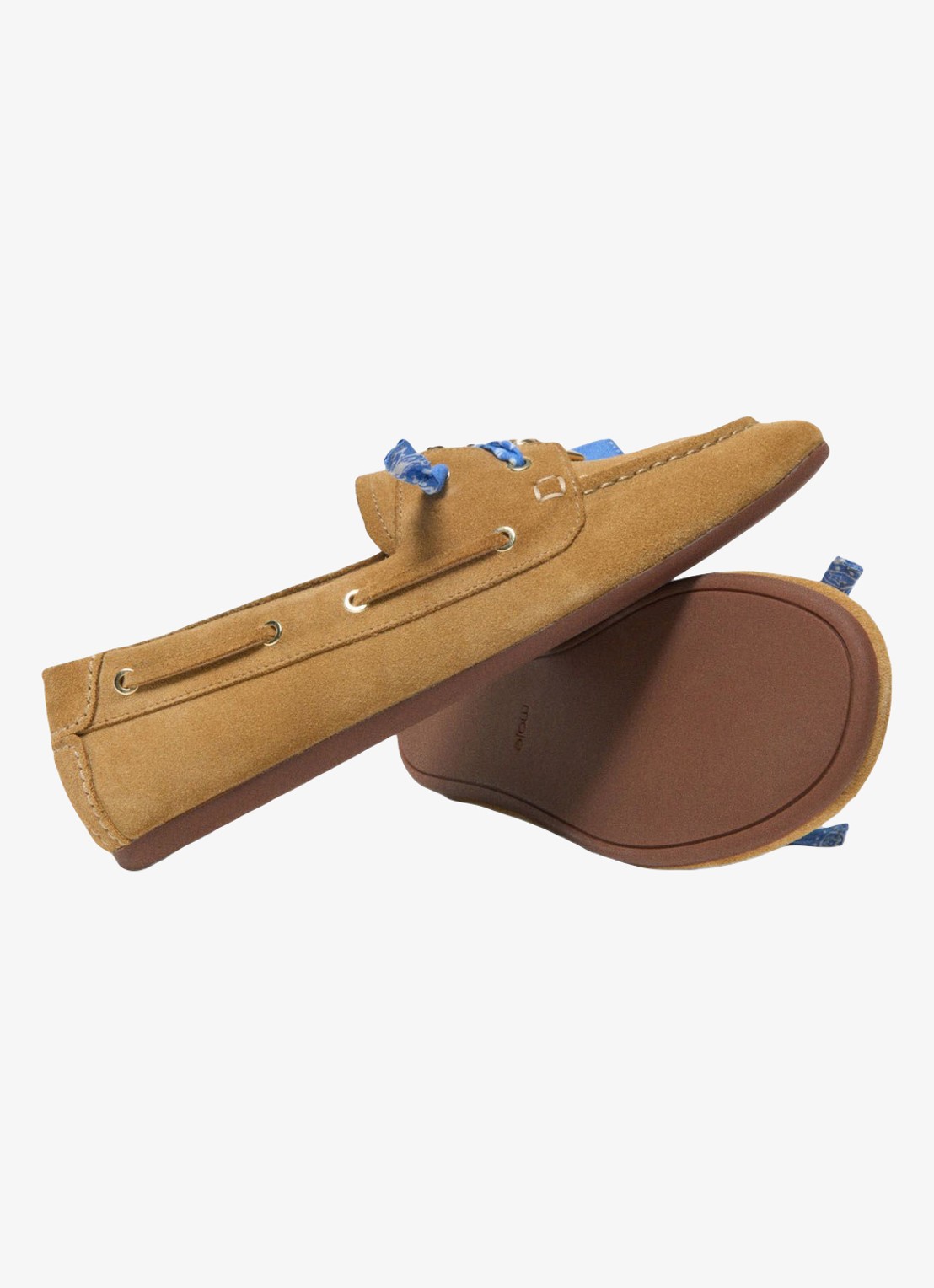Maje Finolanude loafers van suède - detail 6 camel