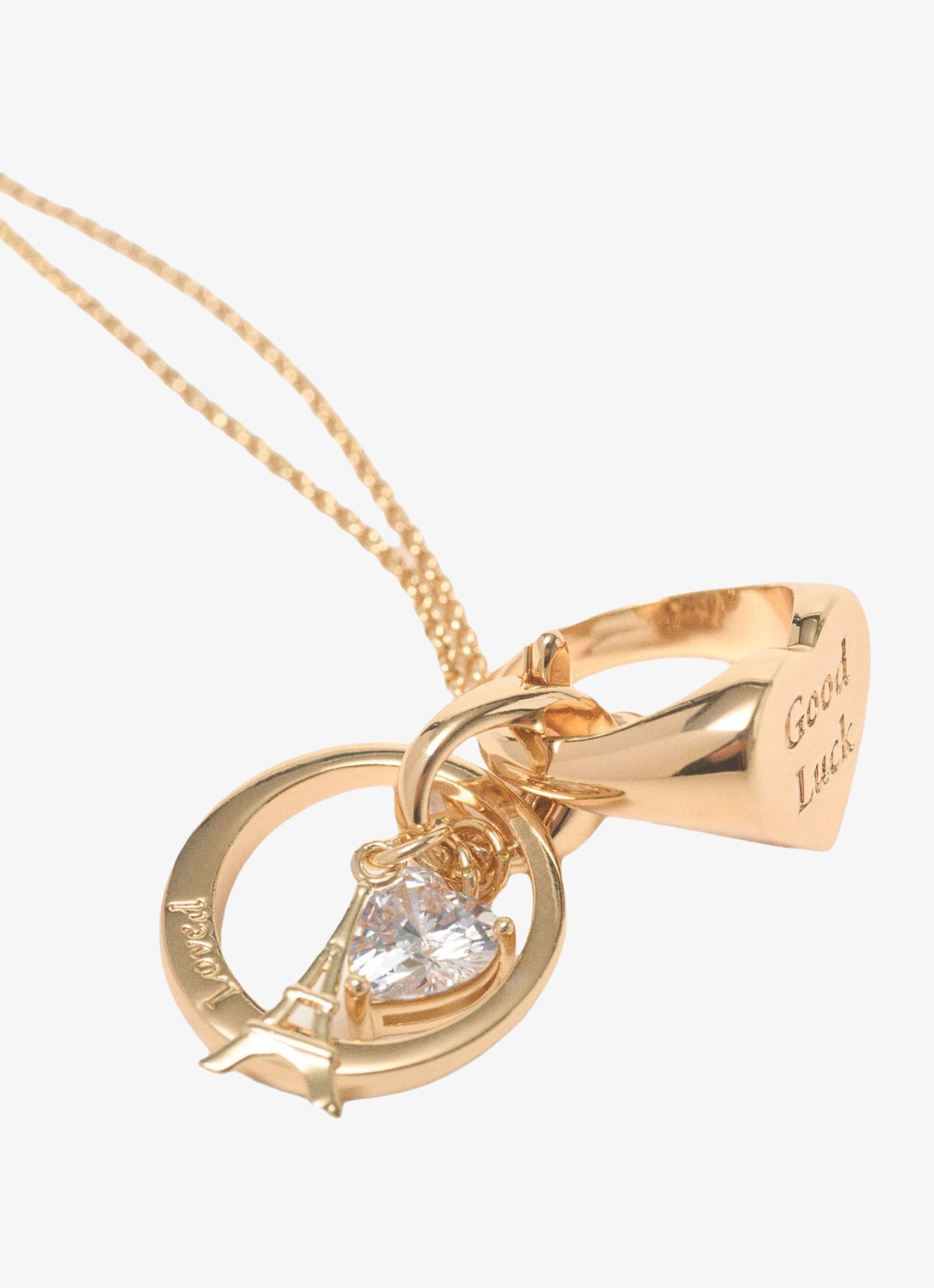 Maje Ketting met hanger - detail 3 goud
