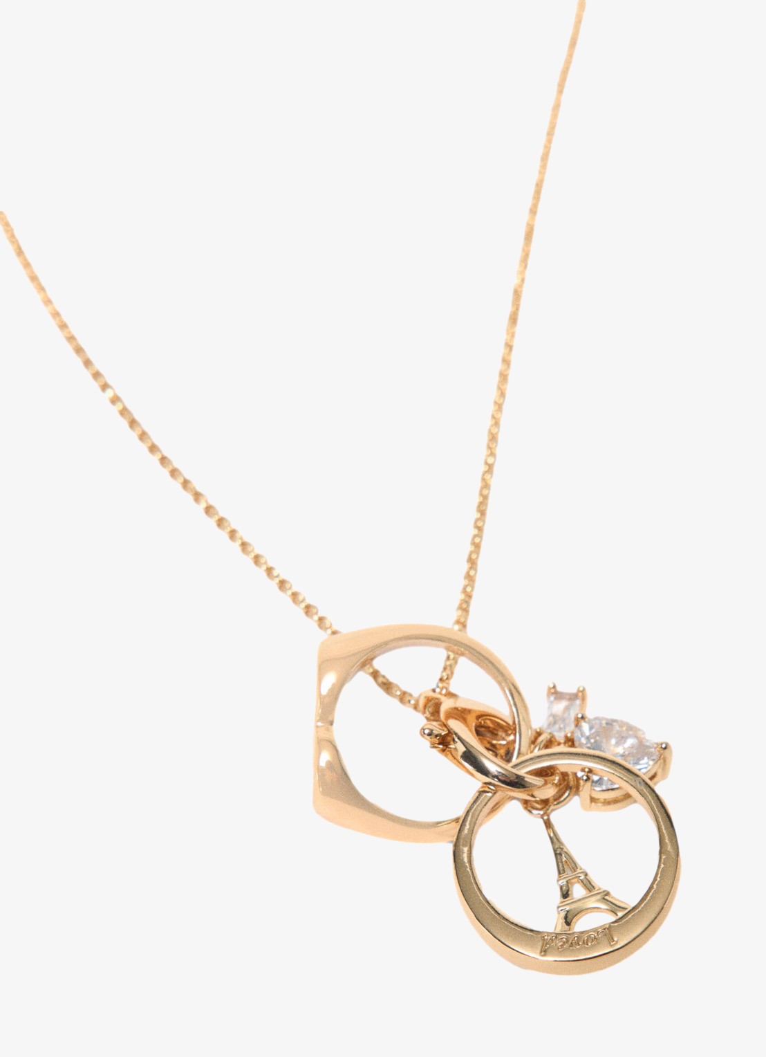 Maje Ketting met hanger - voorkant 6 goud