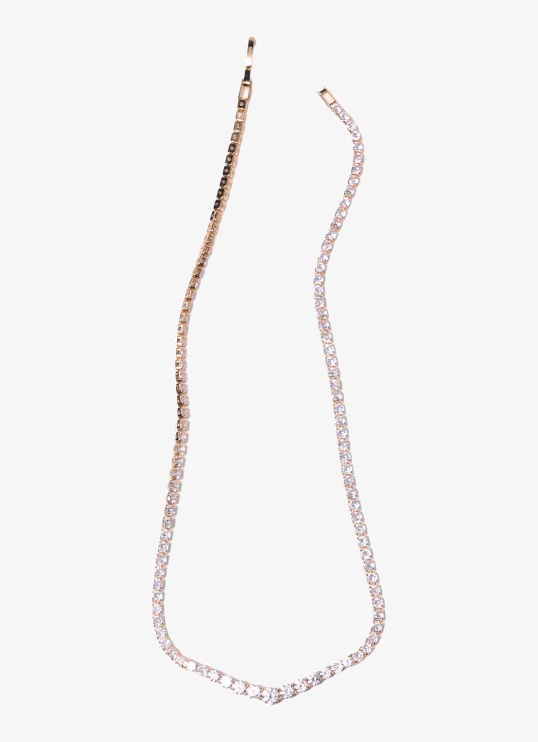 Maje Ketting met zirkonia - detail 2 goud