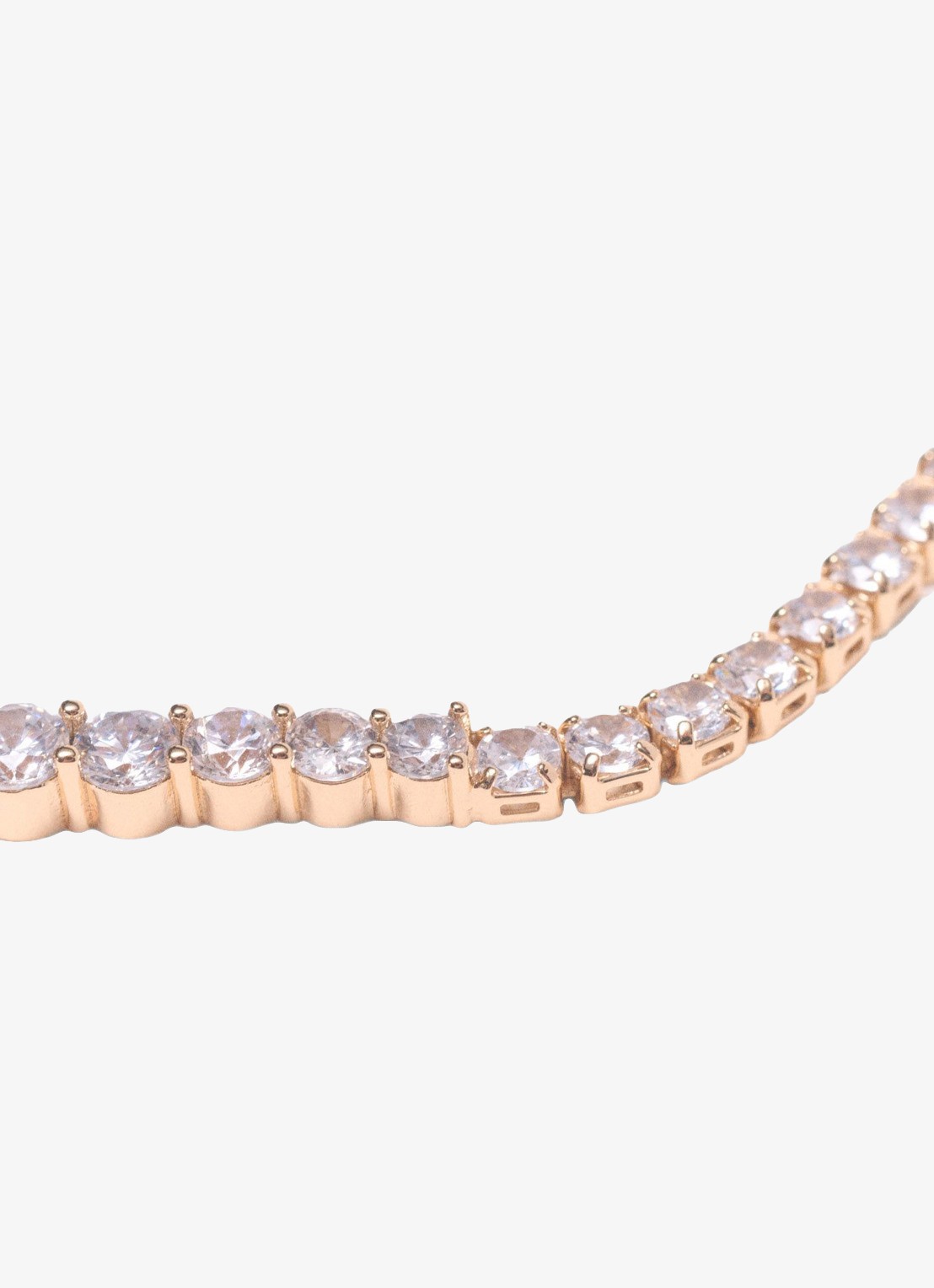 Maje Ketting met zirkonia - detail 3 goud