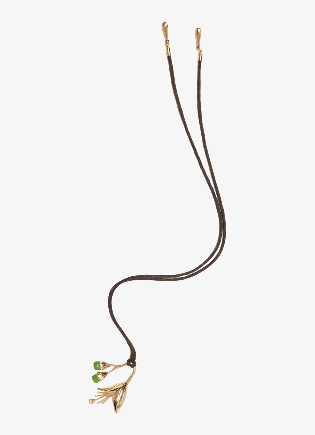 Maje Ketting met zirkonia - detail 3 goud