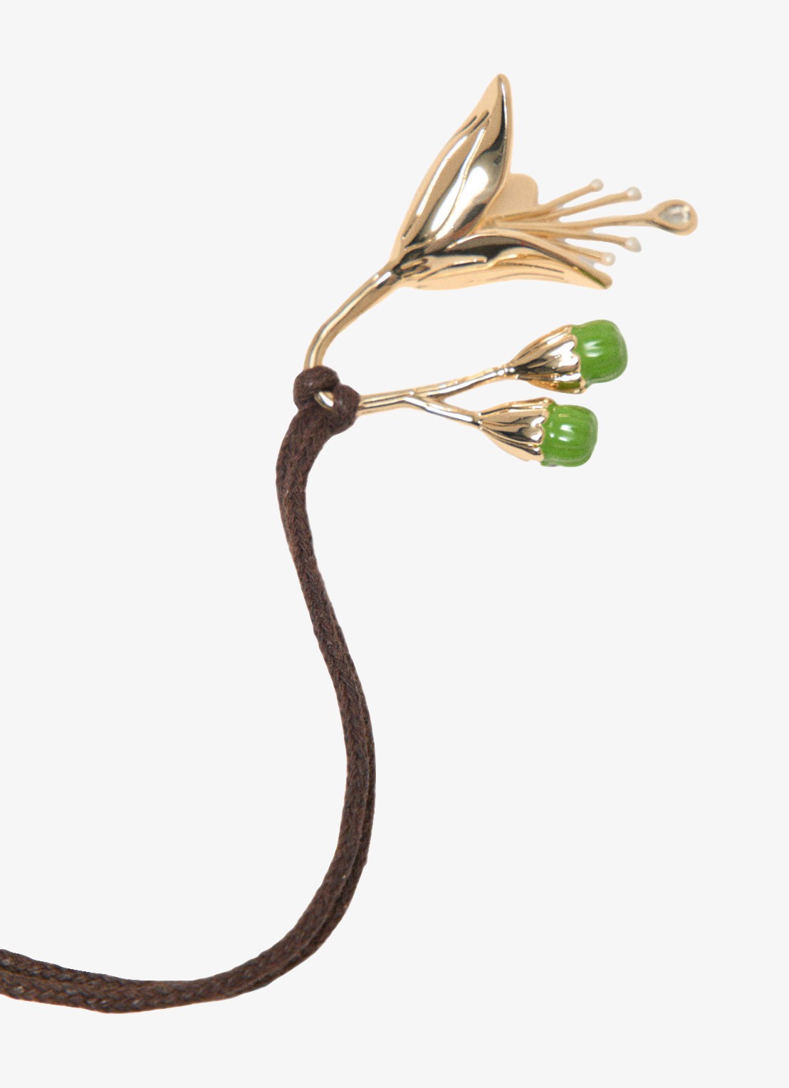 Maje Ketting met zirkonia - detail 4 goud