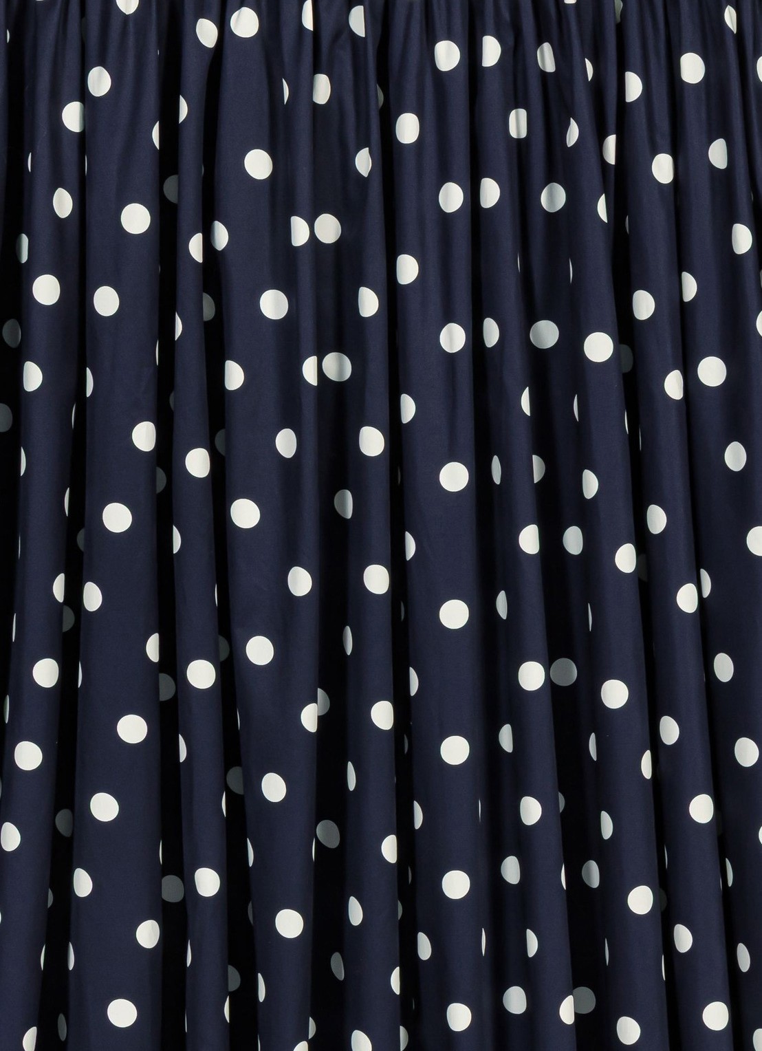 Maje Lange katoenen rok - detail 5 donkerblauw