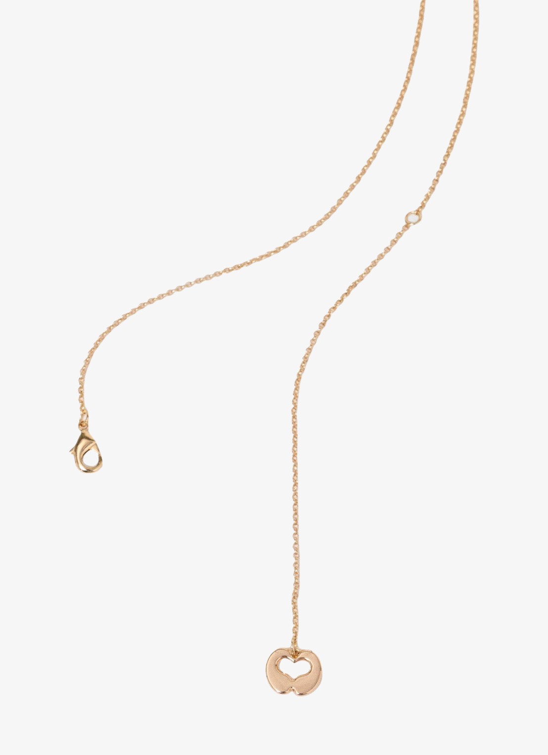 Maje Lange kralenhalsketting met vis - detail 4 goud