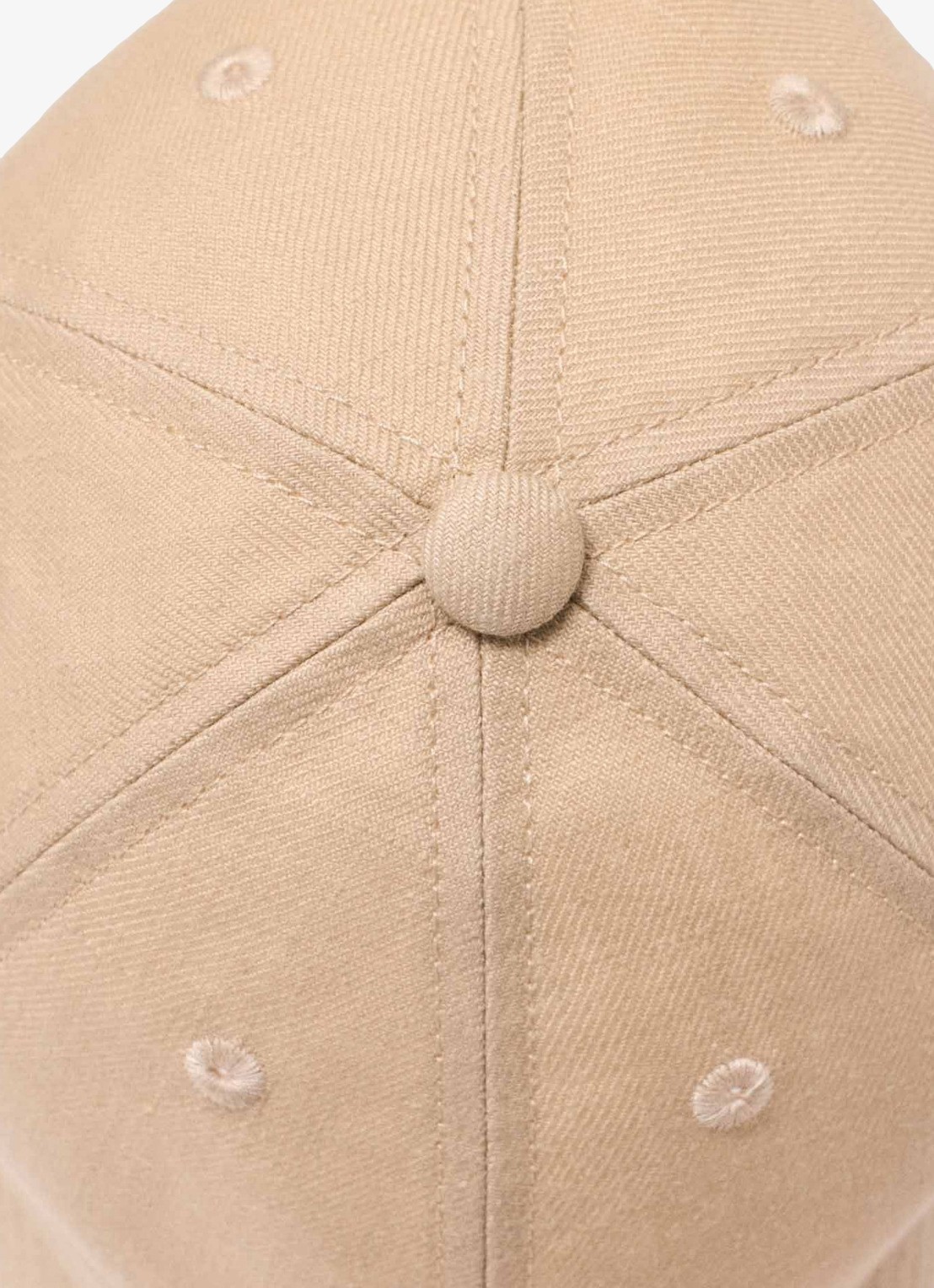Maje Linnen blend pet met logo - detail 7 beige