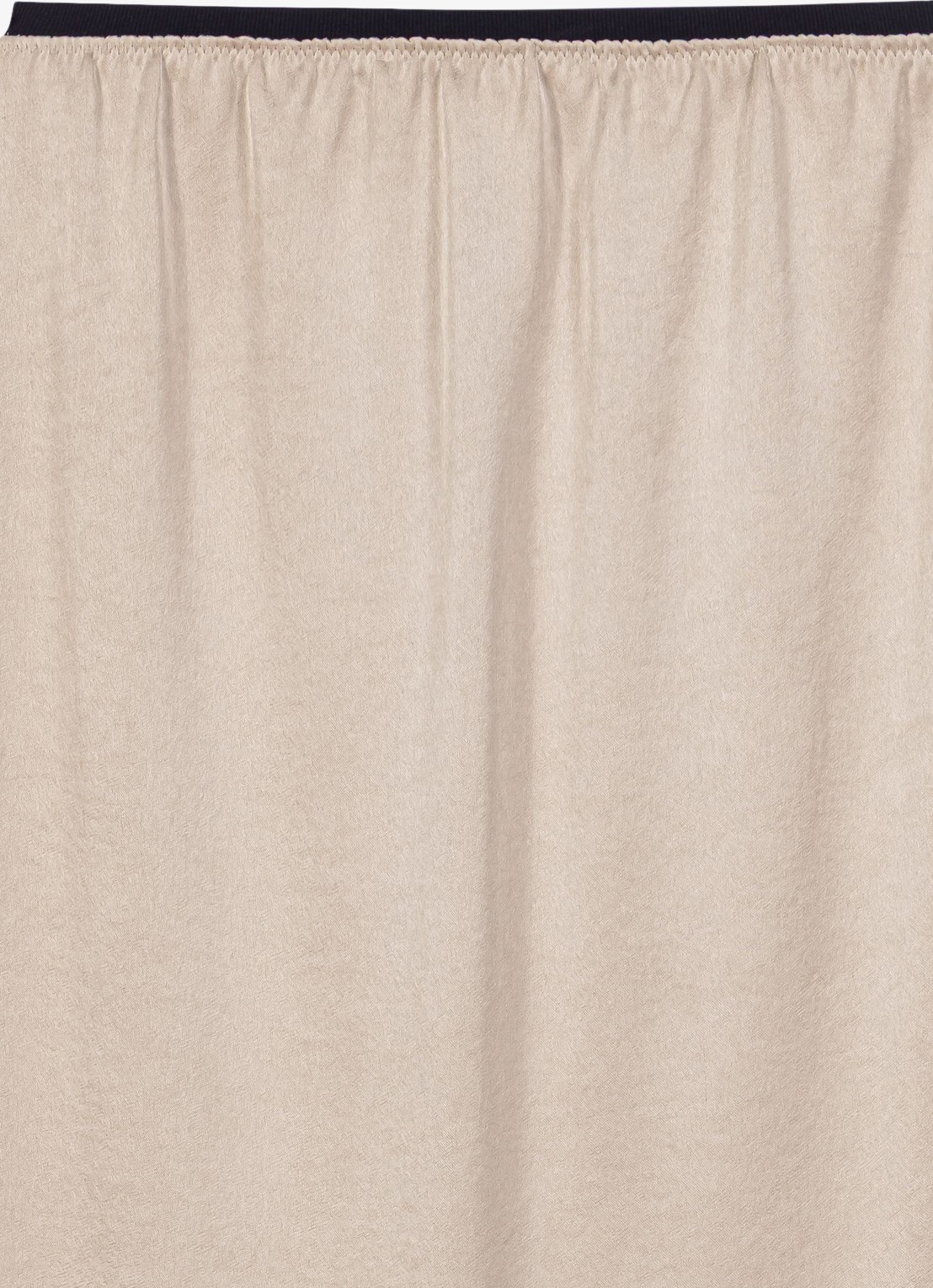 Maje Midi-rok met elastische taille - detail 7 beige / beige