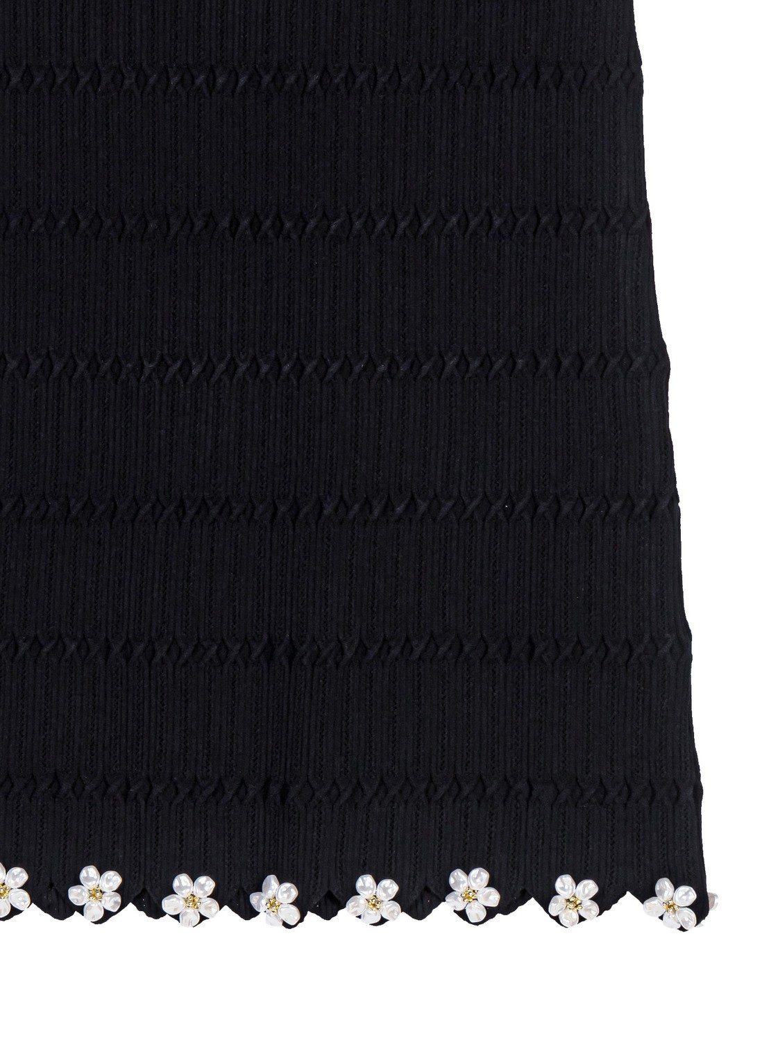 Maje Midi rok met sierknopen - detail 8 zwart