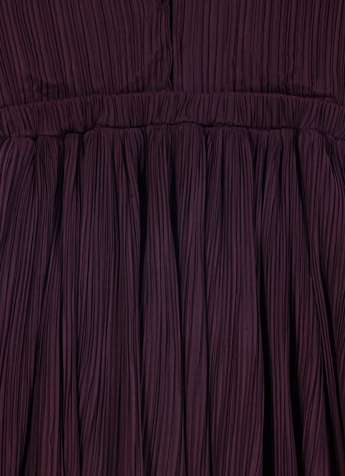 Maje Mini jurk met V-hals - detail paars