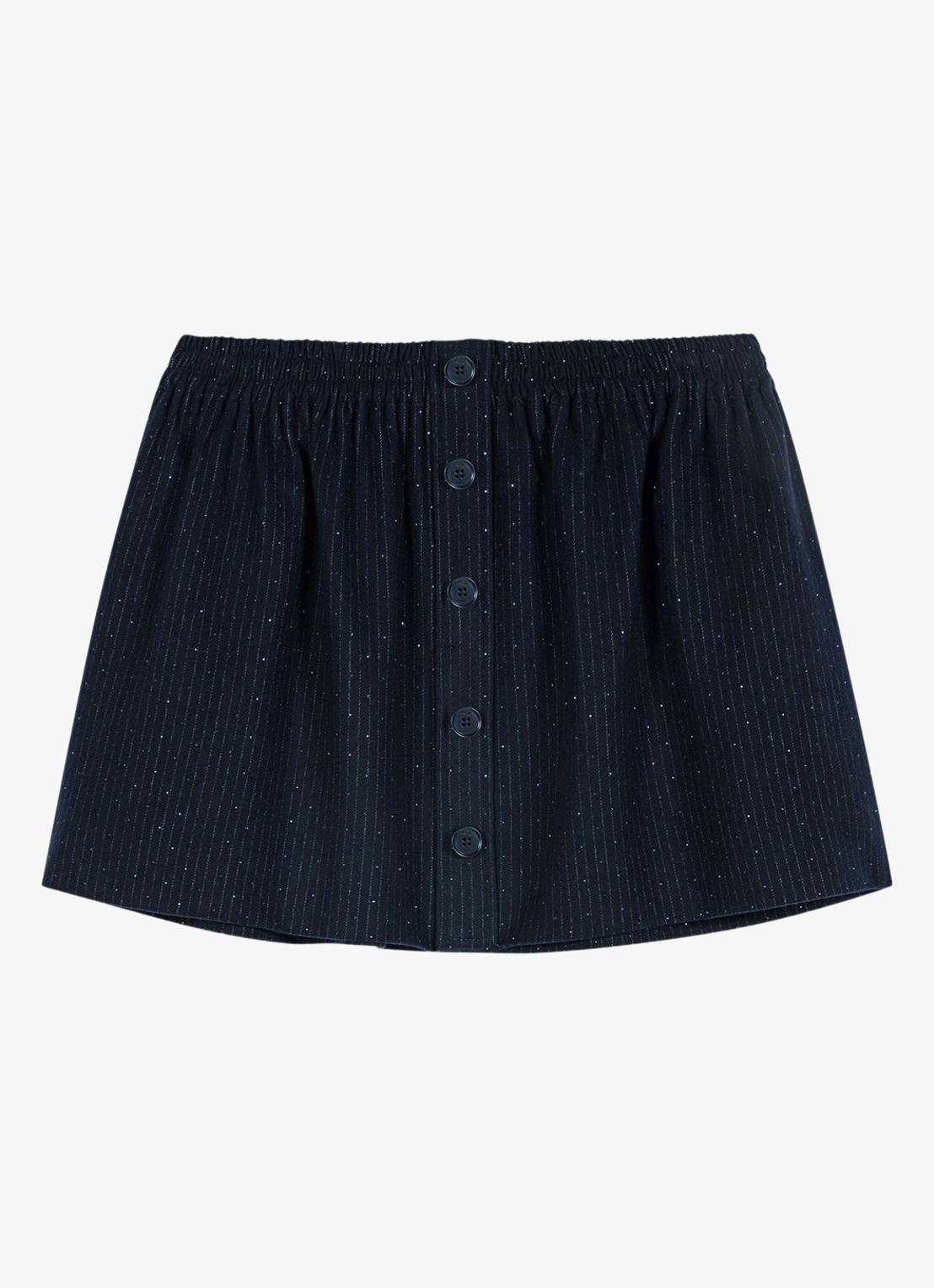 Maje Mini rok met strass - voorkant 7 donkerblauw