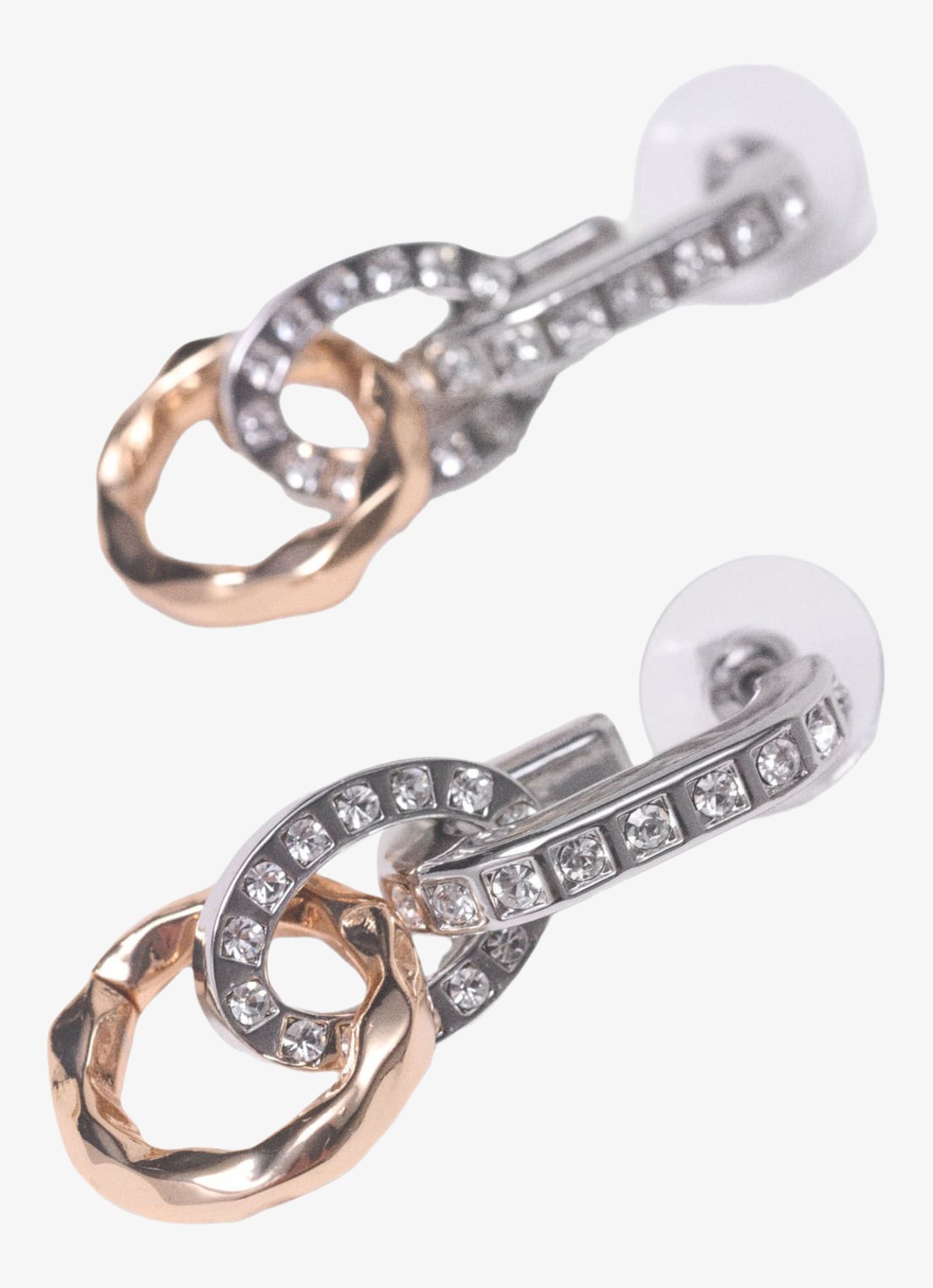 Maje Oorhangers met zirkonia - achterkant 6 multicolor