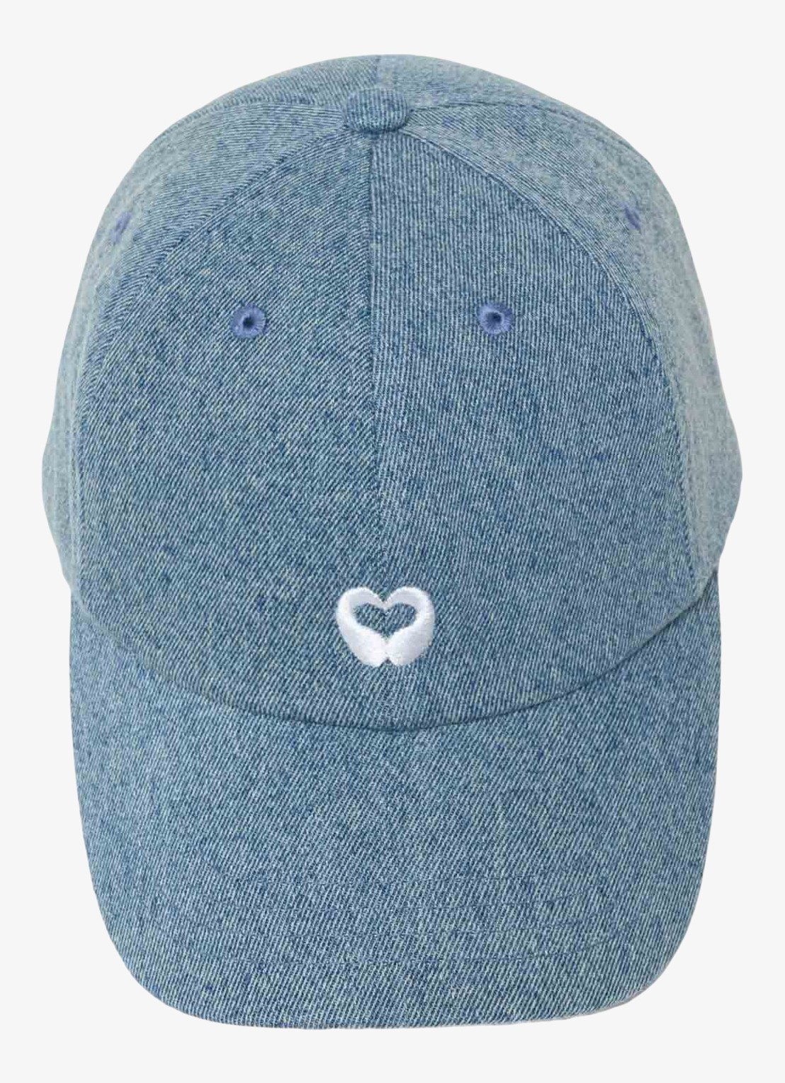 Maje Pet van denim met borduring - detail 2 donkerblauw