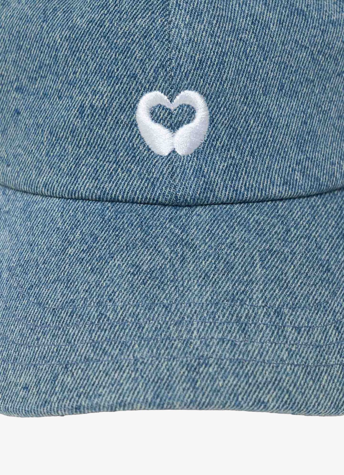 Maje Pet van denim met borduring - detail 4 donkerblauw
