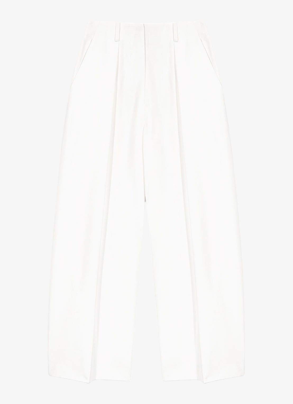 Maje Pistalace pantalon met steekzakken  - voorkant 4 wit