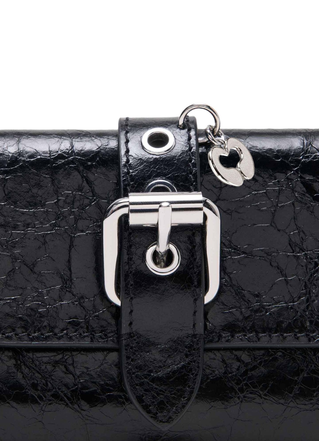 Maje Portemonnee van leer - detail 6 jeans