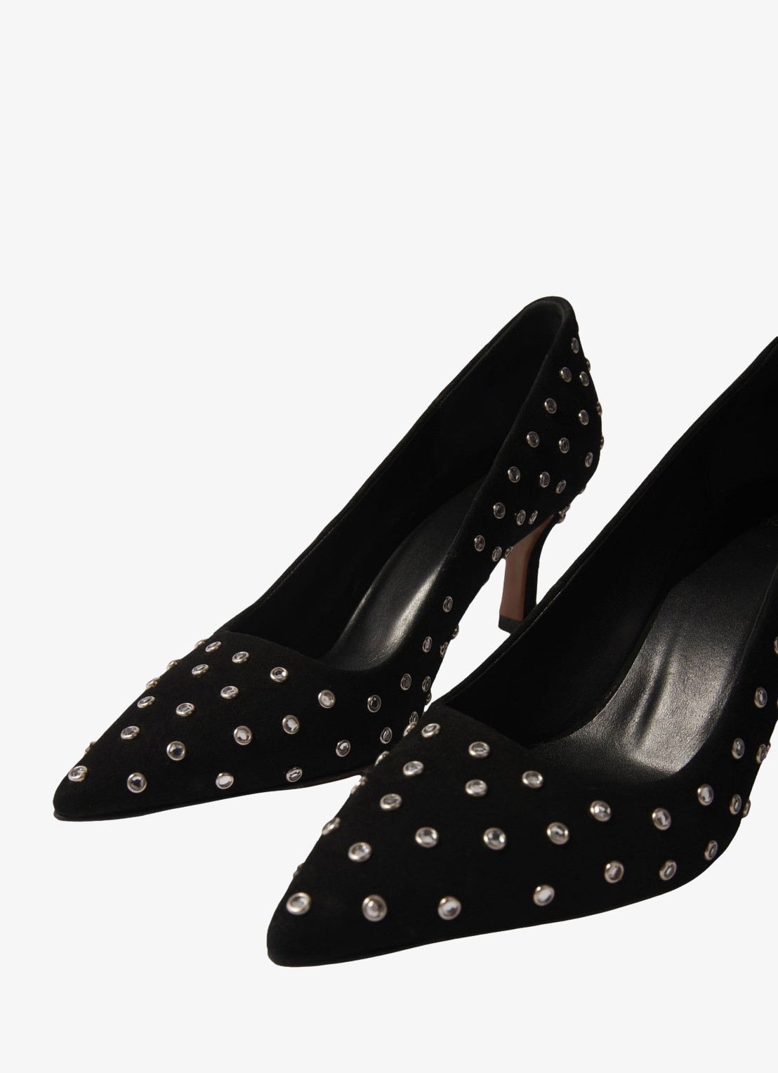 Maje Pump van geitenleer met studs - detail 3 jeans