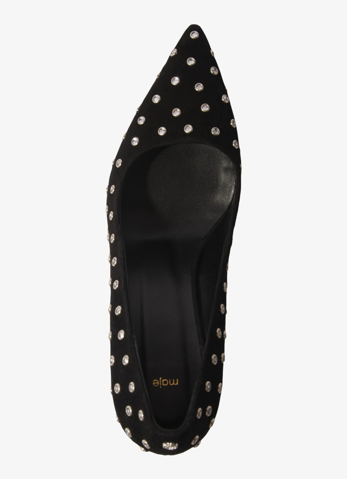 Maje Pump van geitenleer met studs - detail 4 jeans