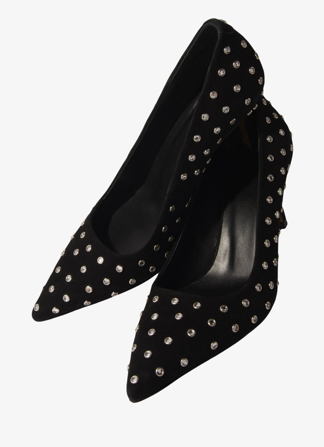 Maje Pump van geitenleer met studs - detail 5 jeans
