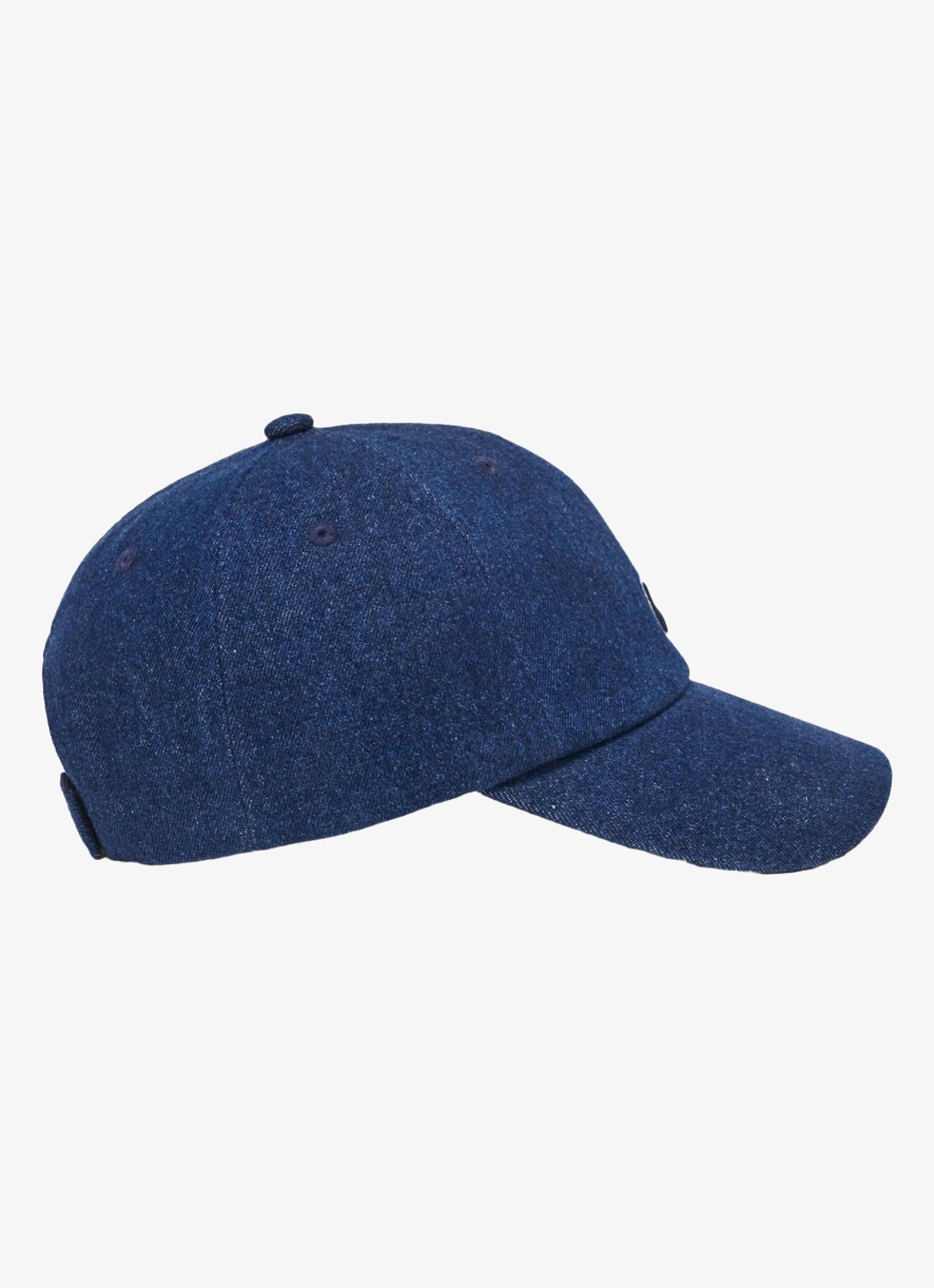 Maje Raw denim pet met logo - detail 2 marineblauw