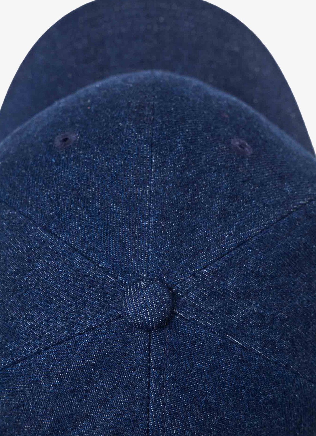 Maje Raw denim pet met logo - detail 4 marineblauw
