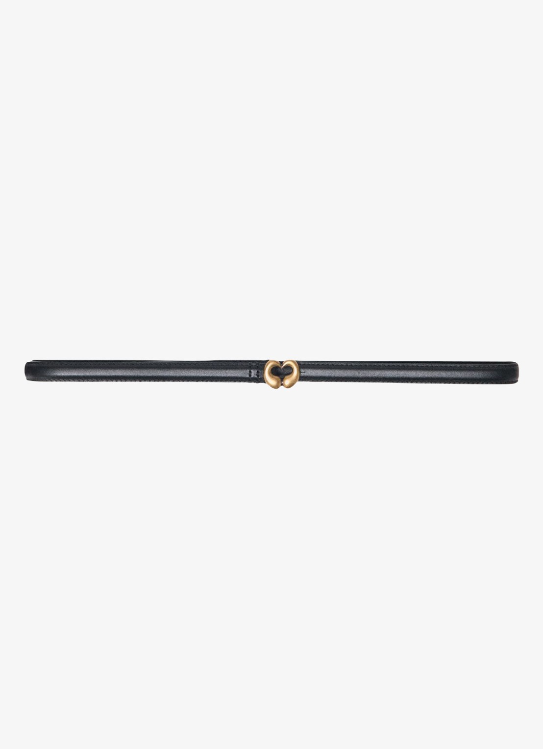 Maje Riem van leer - voorkant jeans