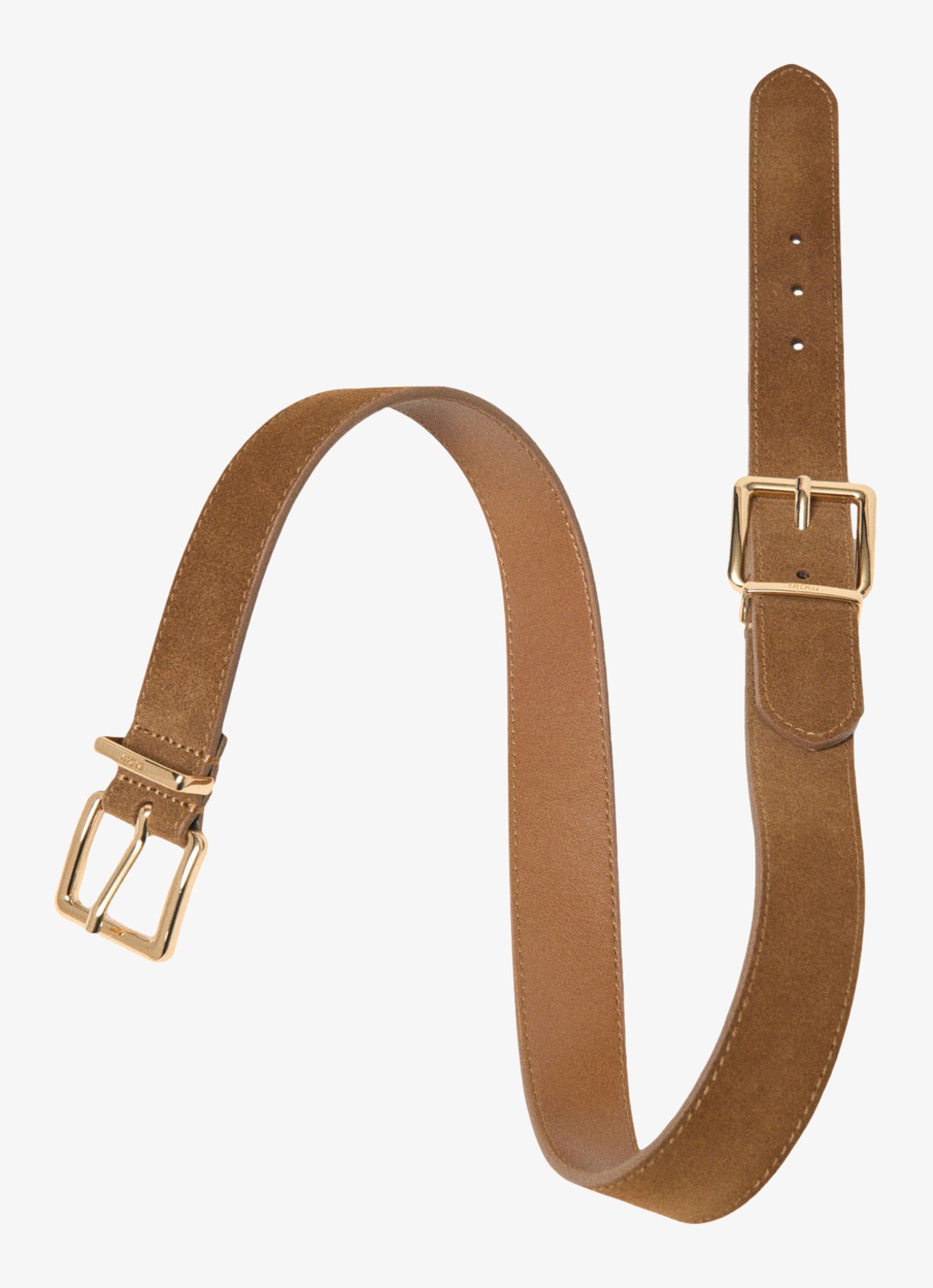 Maje Riem van suède - detail 5 camel