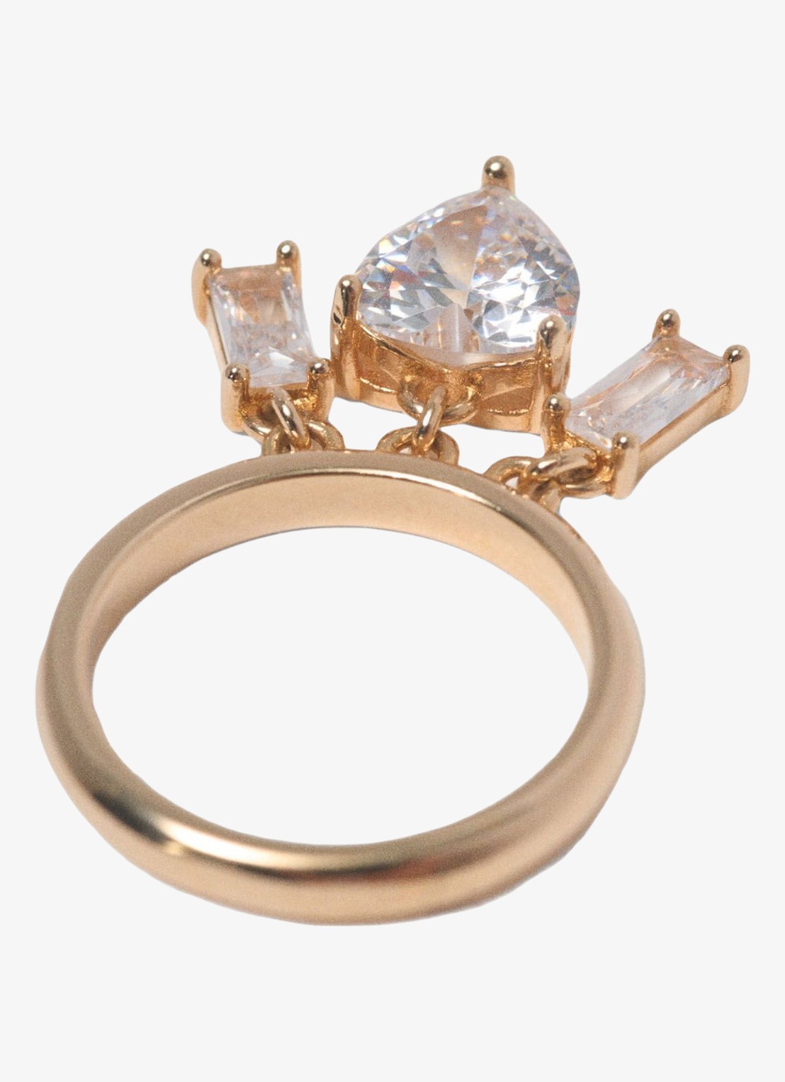 Maje Ring met hanger - detail 5 goud