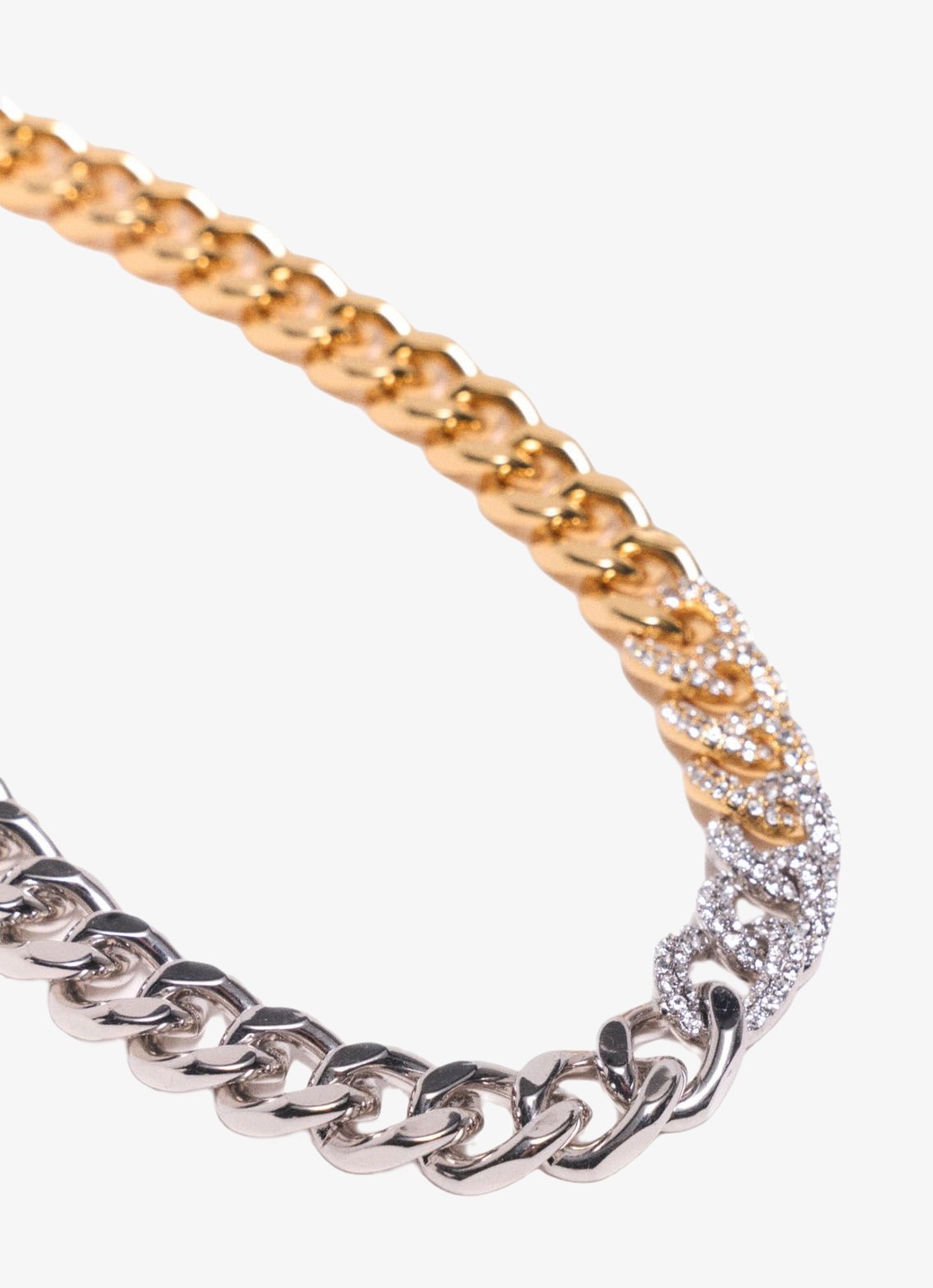 Maje Schakelketting met zirkonia - detail 3 multicolor