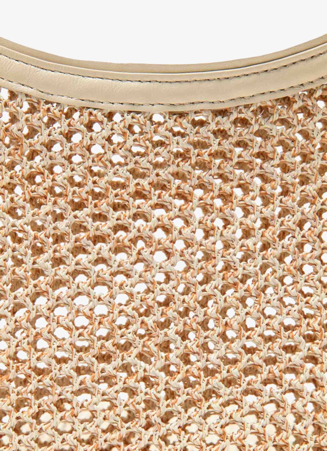 Maje Schoudertas met franjes - detail 4 beige