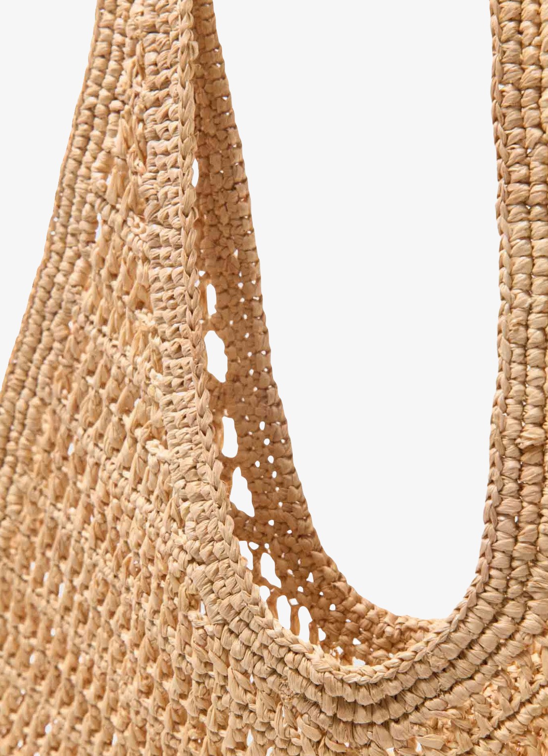 Maje Stephan City schoudertas met gevlochten detail - detail 4 beige
