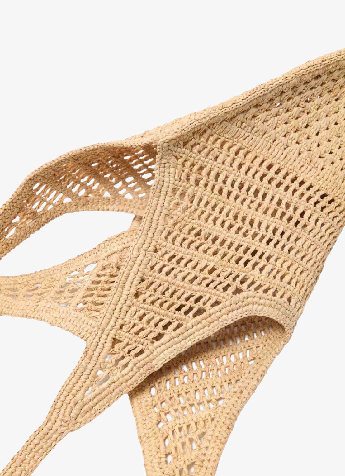 Maje Stephan City schoudertas met gevlochten detail - detail 5 beige