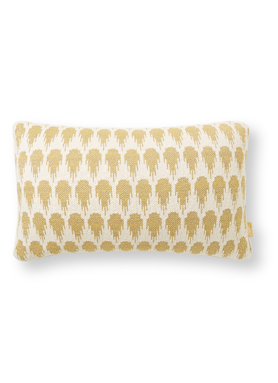 Malagoon Botanic sierkussen 35 x 60 cm - voorkant goud