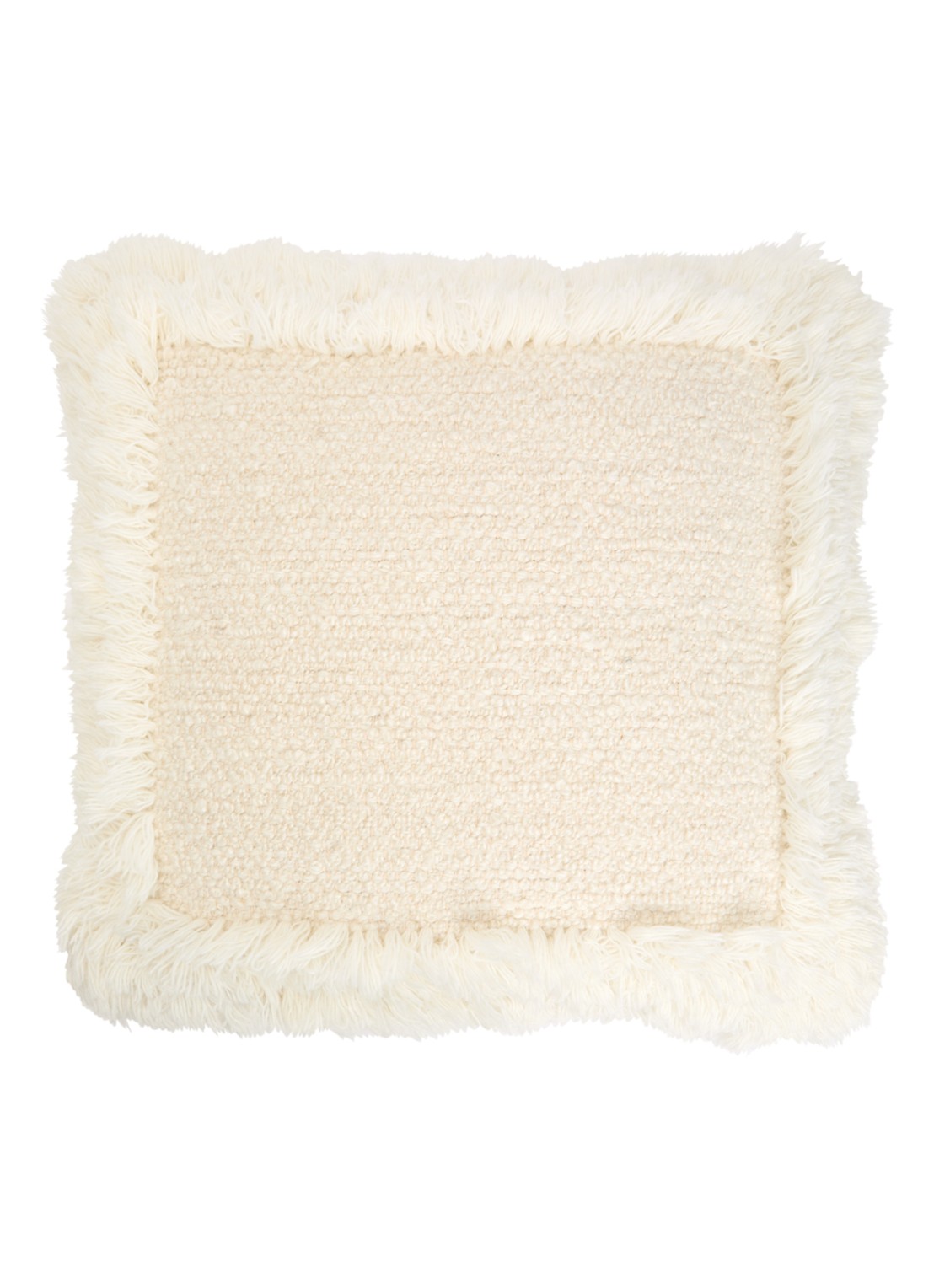 Malagoon Eboya sierkussen 50 x 50 cm - voorkant beige