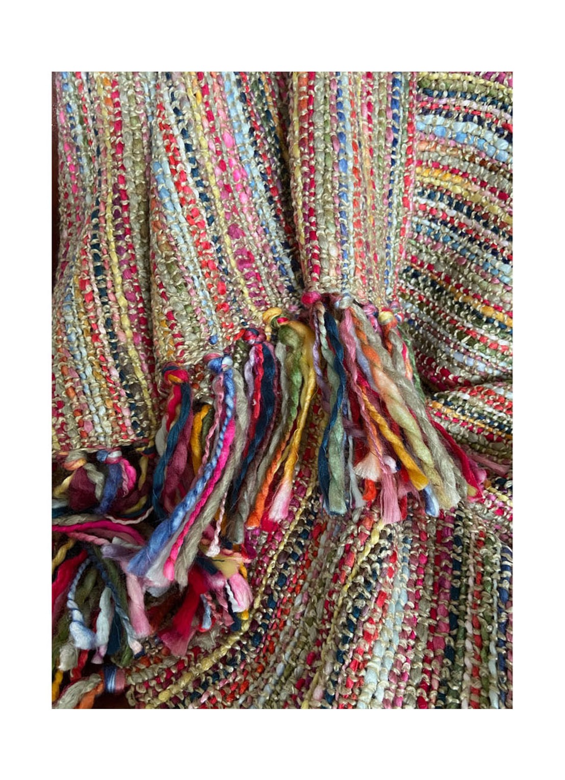 Malagoon Fun plaid 125 x 150 cm - detail multicolor