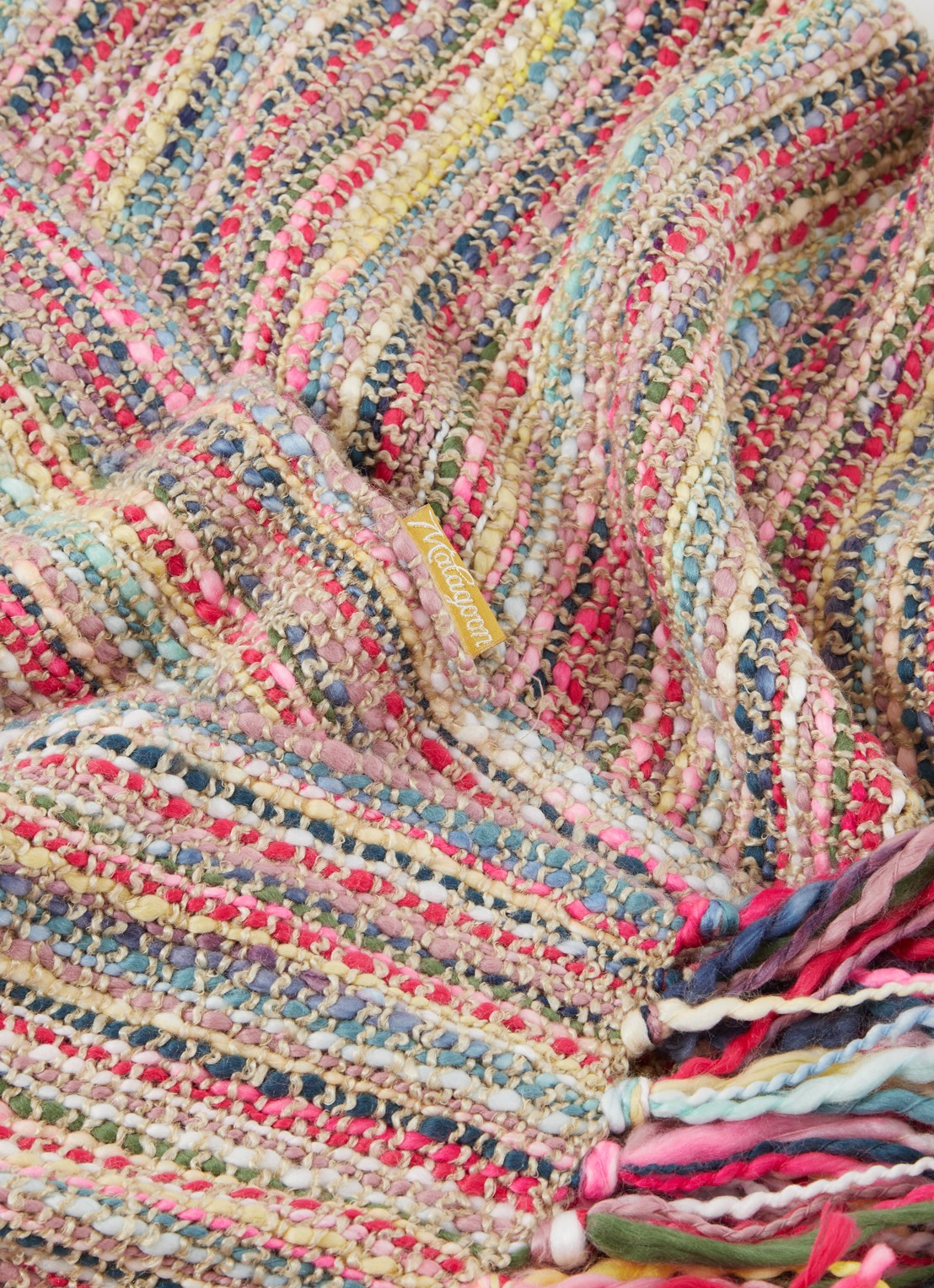 Malagoon Fun plaid 125 x 150 cm - detail 2 multicolor