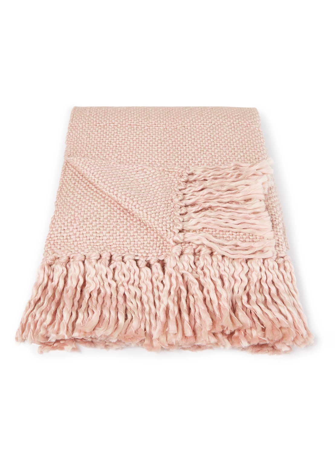 Malagoon Marble plaid 125 x 150 cm - voorkant roze