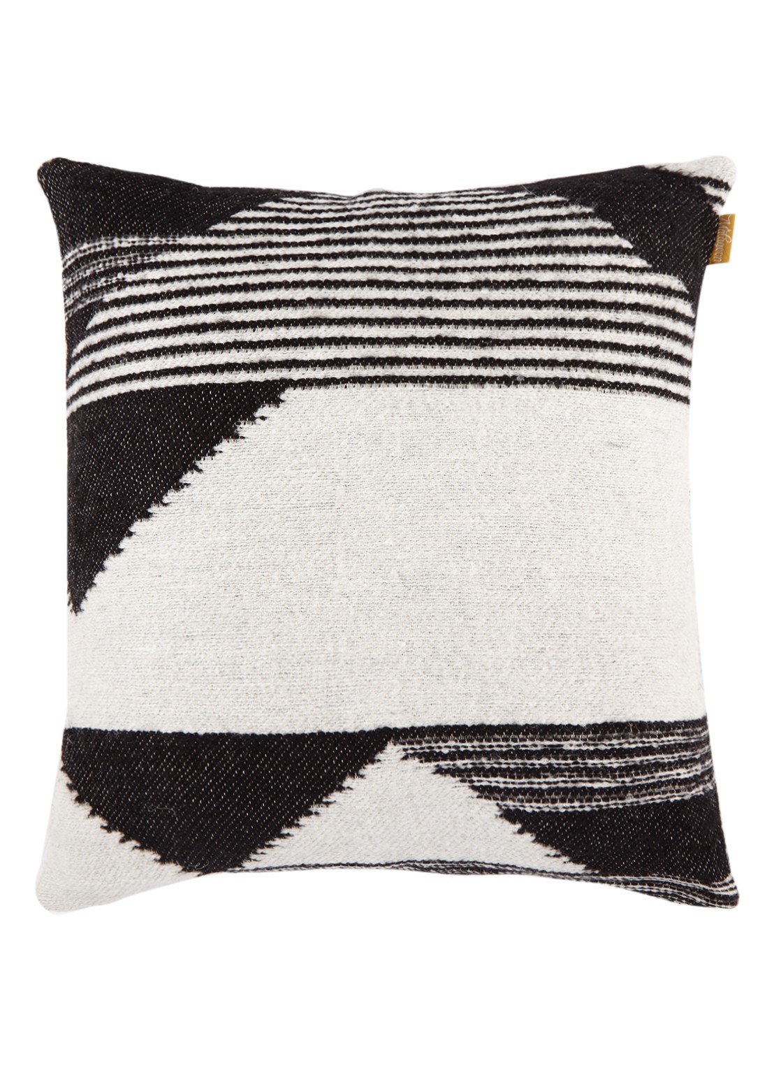 Malagoon Nomad sierkussen 50 x 50 cm - voorkant zwart