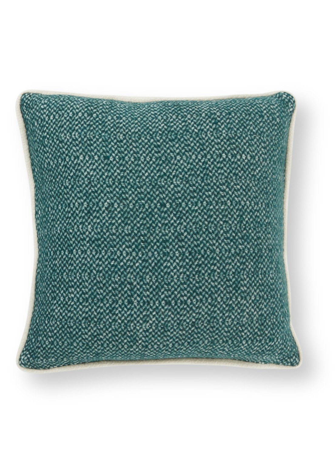 Malagoon Pine Green Structure sierkussen 50 x 50 cm - voorkant groen
