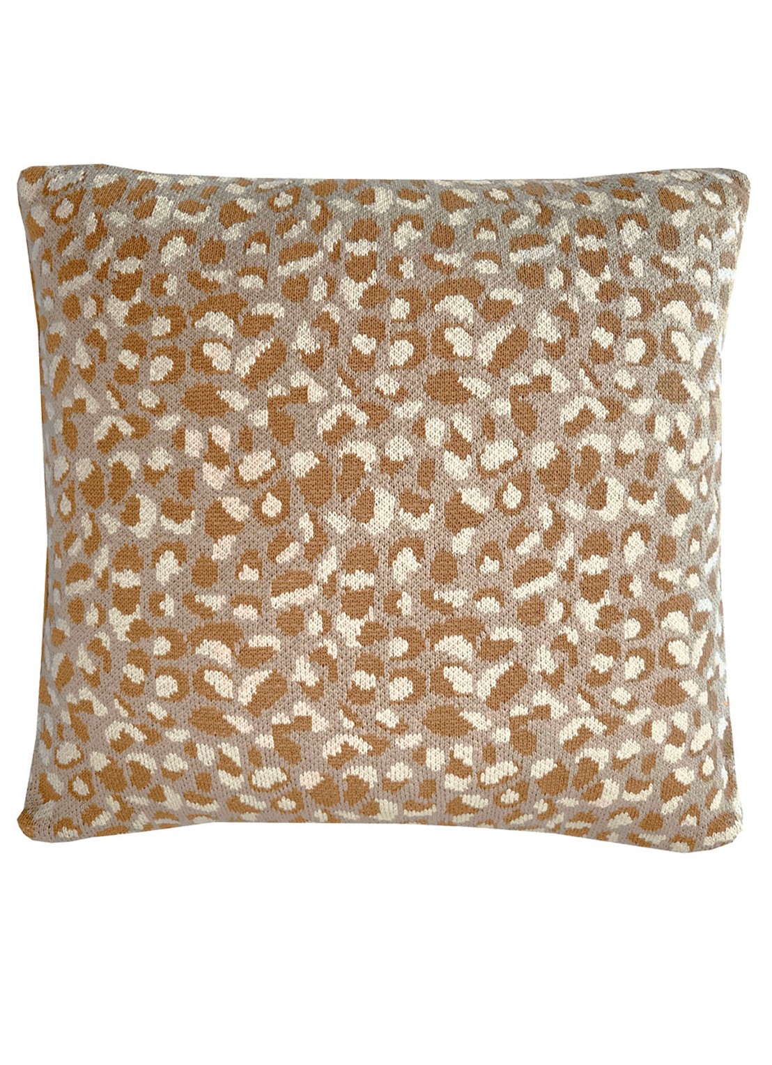 Malagoon Primitive Dot sierkussen 50 x 50 cm - voorkant beige