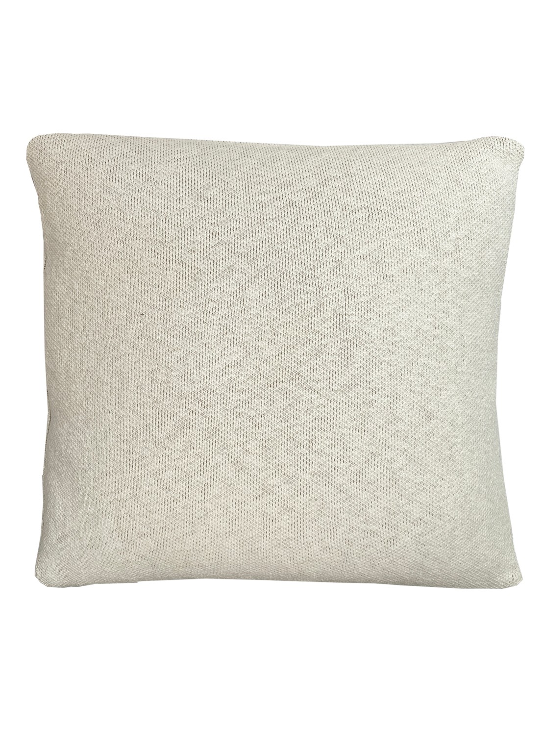 Malagoon Solid Knitted sierkussen 50 x 50 cm - voorkant 2 roze