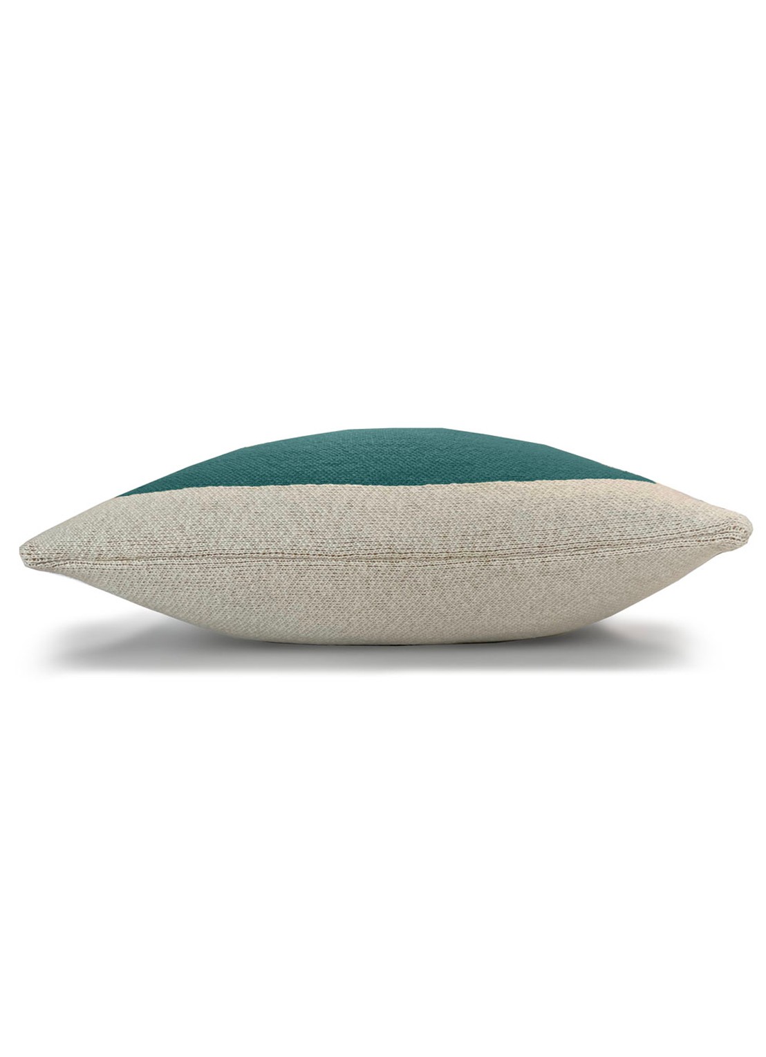 Malagoon Solid Knitted sierkussen 50 x 50 cm - voorkant 2 groen