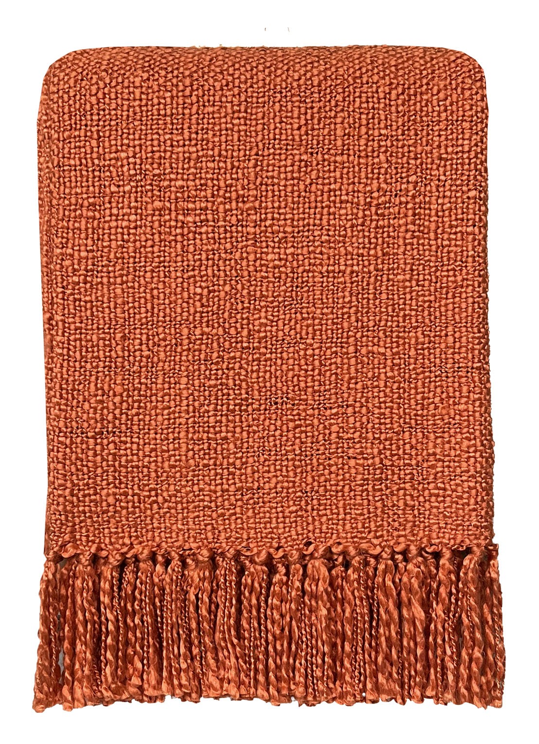 Malagoon Spicy plaid 125 x 150 cm - voorkant orange