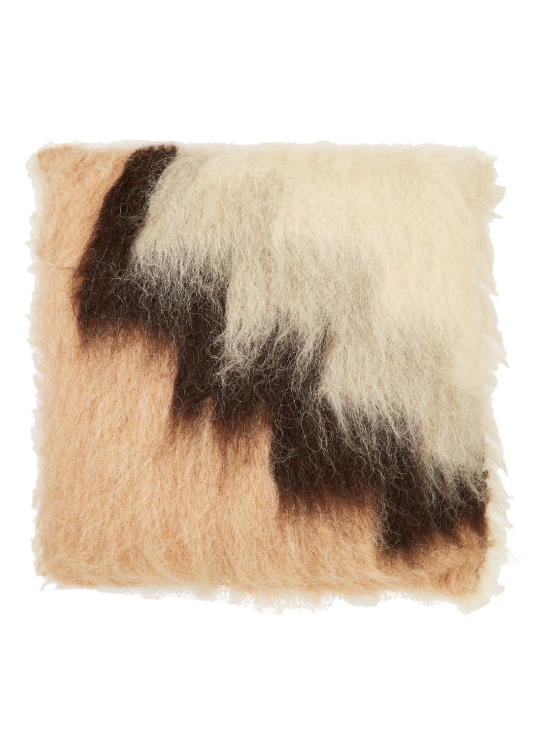 Malagoon Stairway Brush sierkussen 50 x 50 cm  - voorkant creme