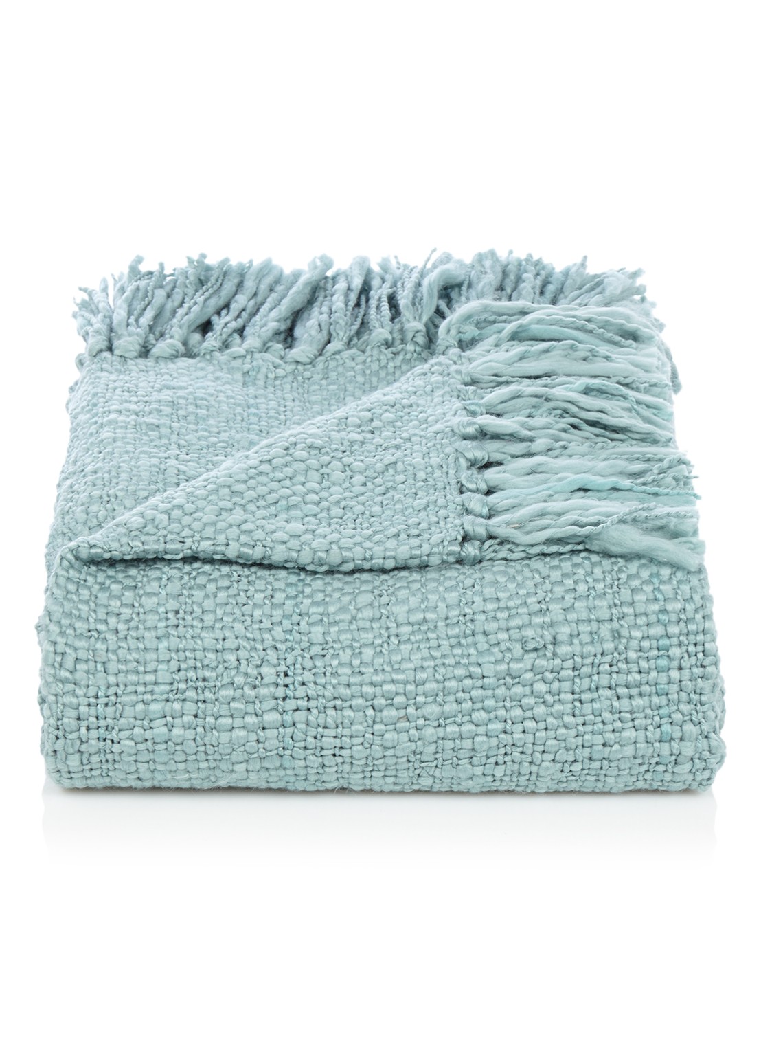 Malagoon Surf Blue plaid 125 x 150 cm - voorkant turquoise