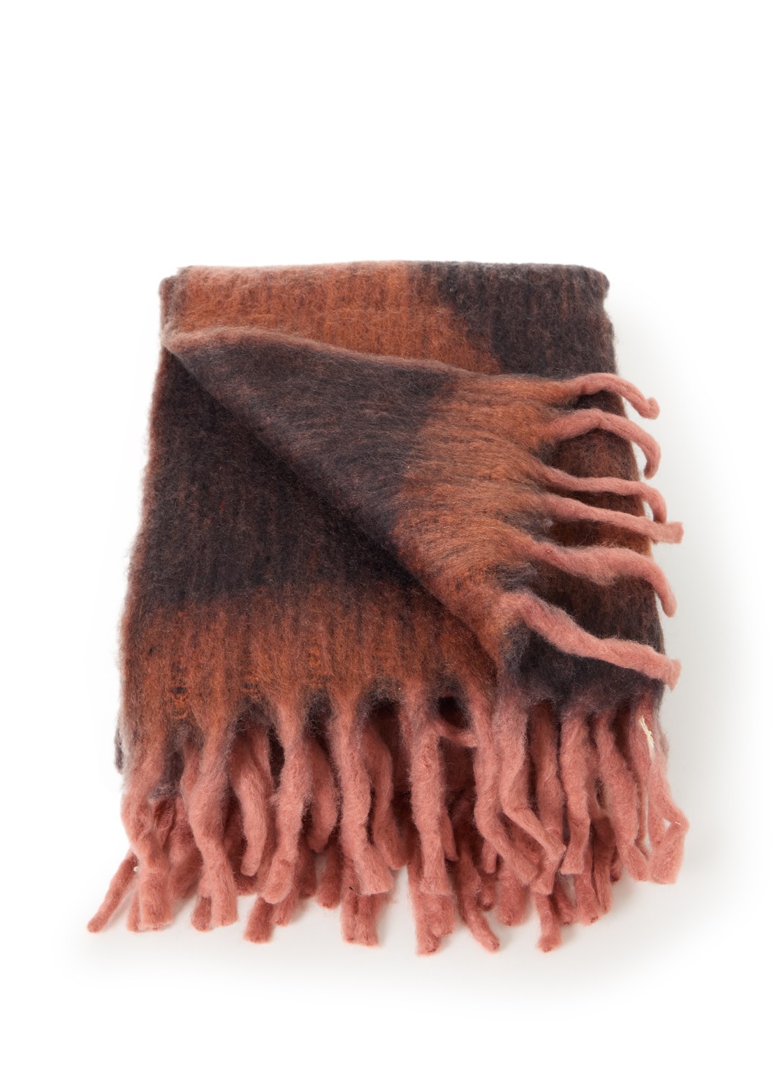 Malagoon Zapotec plaid 125 x 150 cm - voorkant 2 zwart