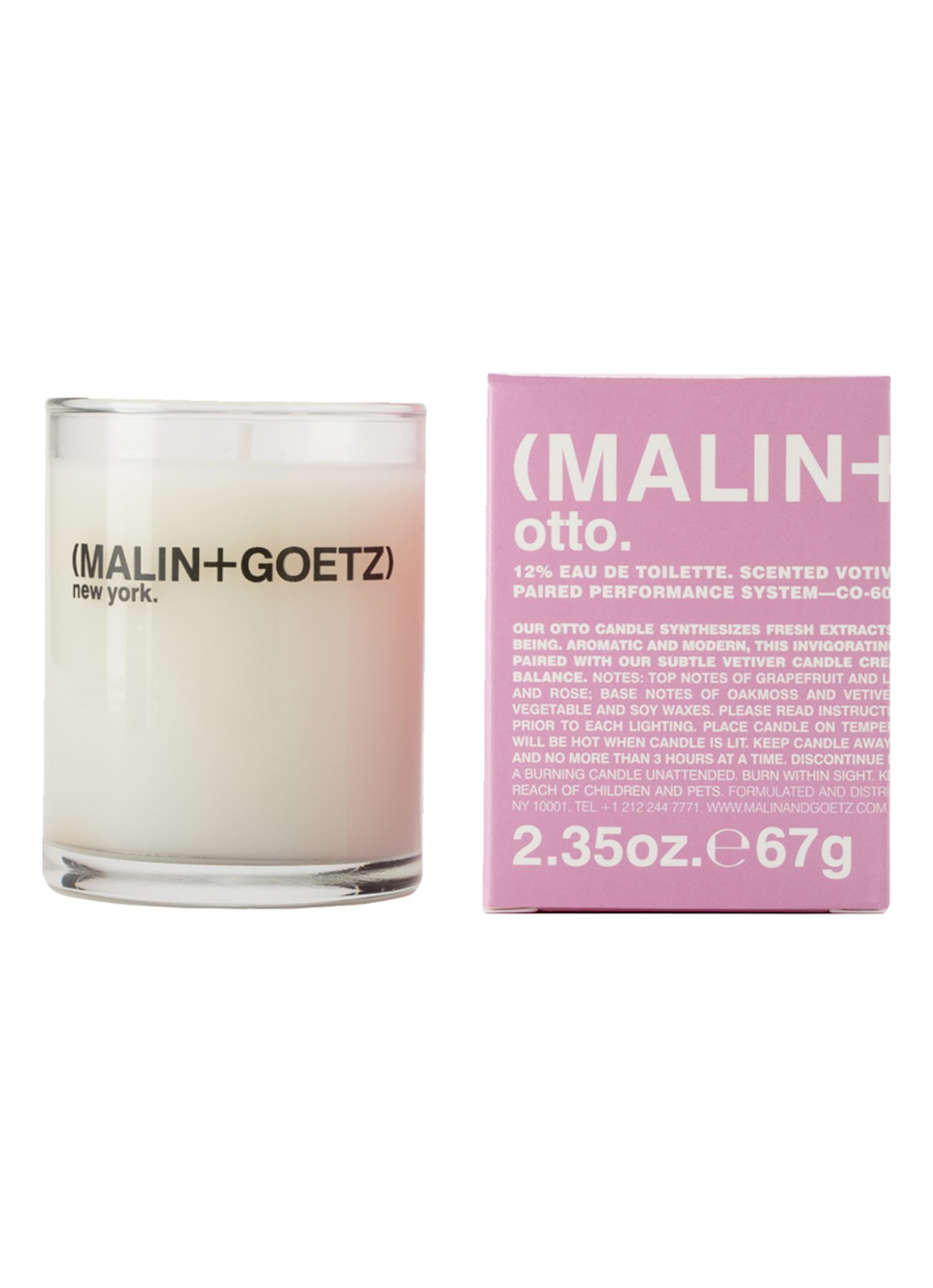 MALIN+GOETZ Otto Votive - geurkaars - voorkant undefined