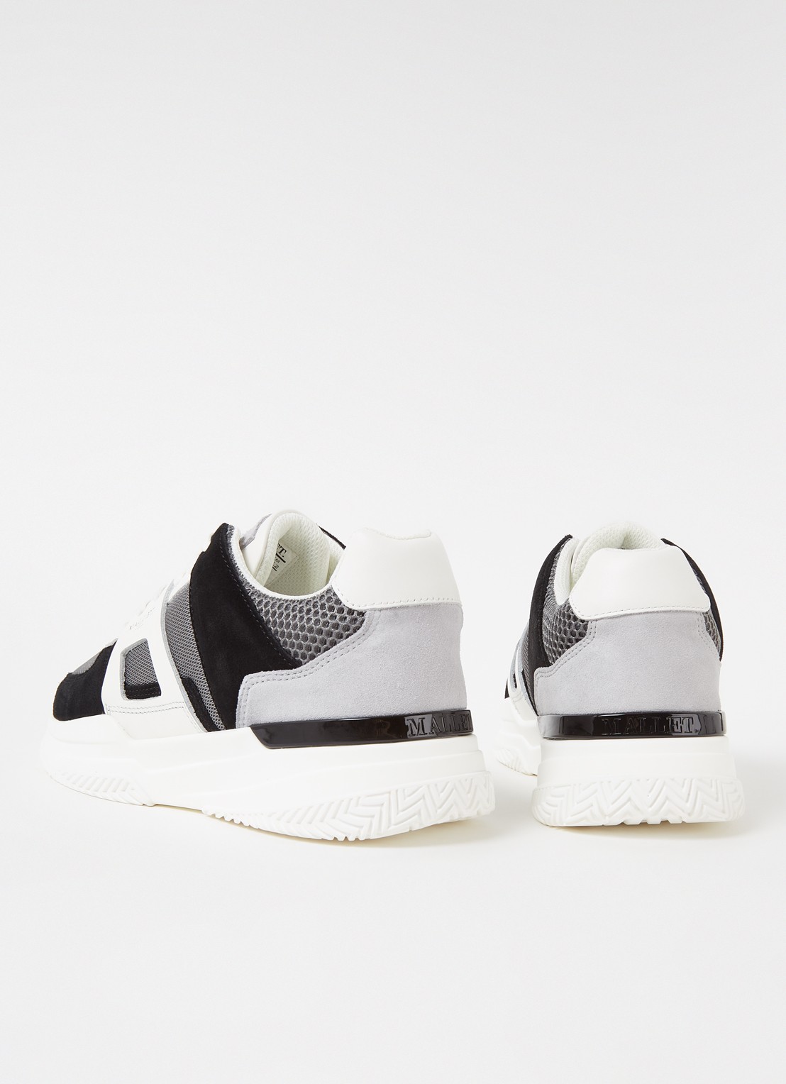 Mallet Marquess sneaker met suède details - detail 3 grijs