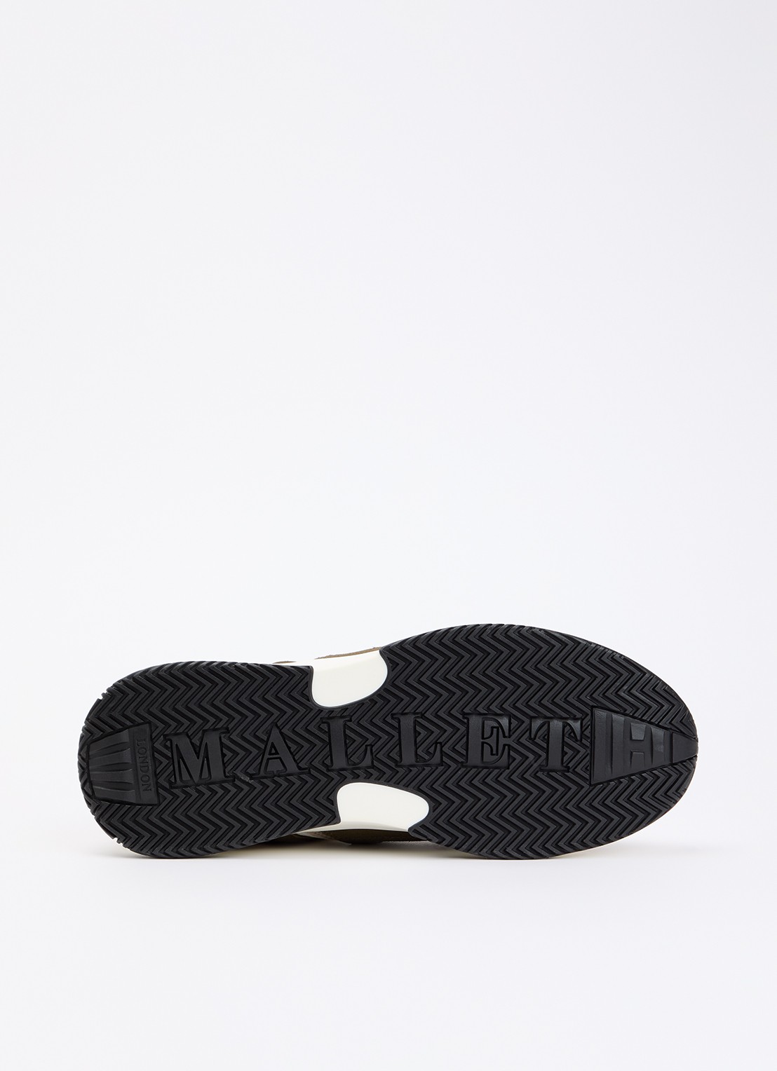 Mallet Marquess sneaker van mesh met suède details - detail 5 khaki