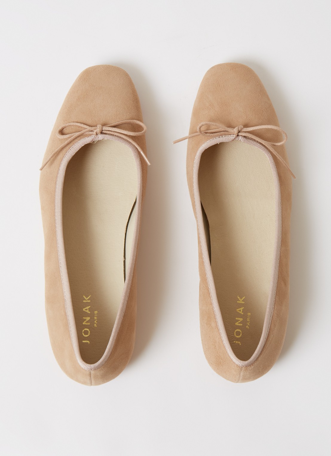 Mamba ballerina van suède - detail 3 beige