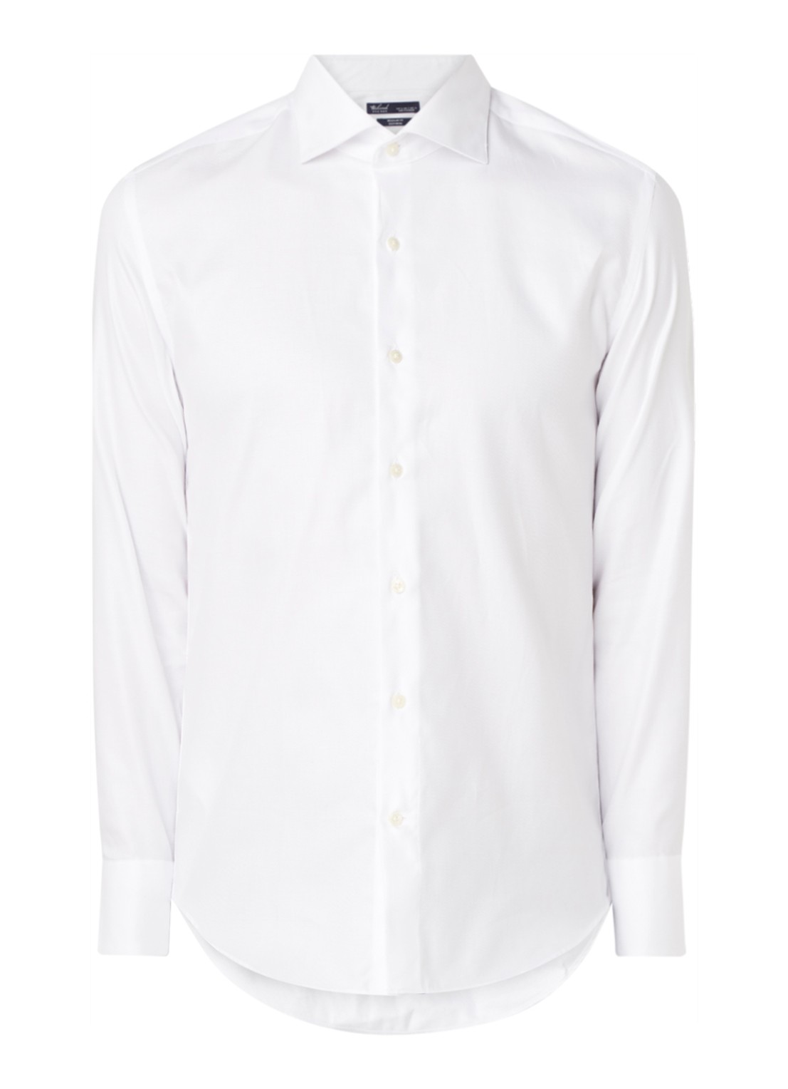 Mango Alfred regular fit strijkvrij overhemd - voorkant wit